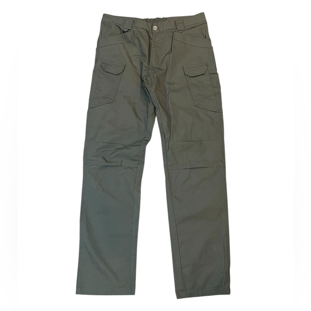 Men’s Olive Green Tactical Ripstop Cargo Pants Size L
